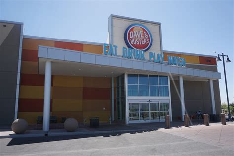 Dave and busters tucson - FIRST STORE OPENS IN DALLAS, 1982. The two young men headed to "Restaurant Row" in Dallas where they found an empty 40,000 square-foot warehouse. Having been proclaimed certifiably crazy by many in the restaurant industry, Dave and Buster dove headlong into construction. With Dave’s name …